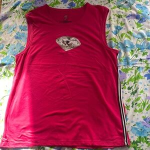 ACTUAL FLAWLESS DIMOND PRINT TANK TOP! Size XL.